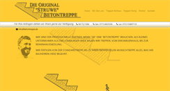 Desktop Screenshot of betontreppe.de